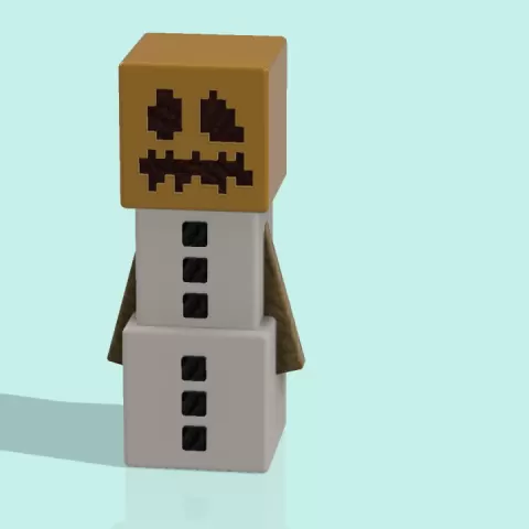 MInecraft Snowgolem by Raphael Schicklgruber