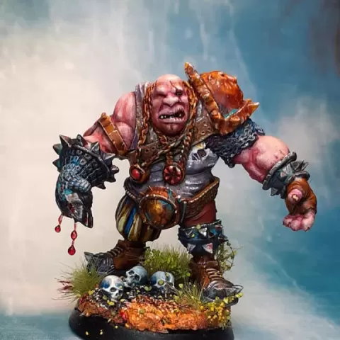STRONG ZOG - HALF OGRE FANTASY FOOTBALL by Galladur's 3D printed models