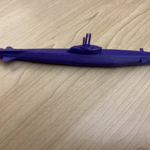 Simple U-boat (Type XXI) by a chen