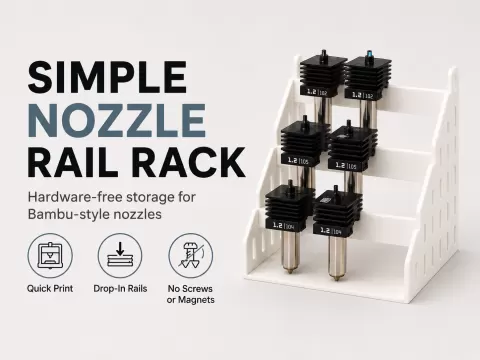 Simple Nozzle Rail Rack