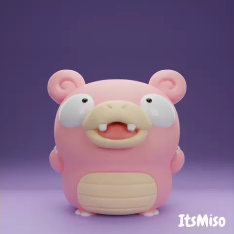 ItsMiso 3D Printable STL File - Slowbro