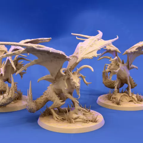 Peryton Webbed Wings by Mini Monster Mayhem