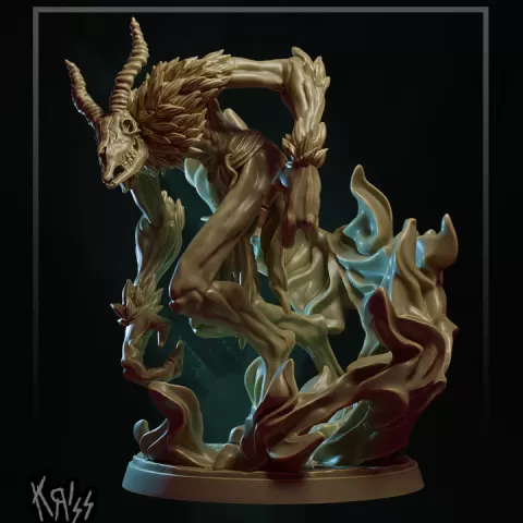 Demon miniature by Cristóbal Rosso Ramírez