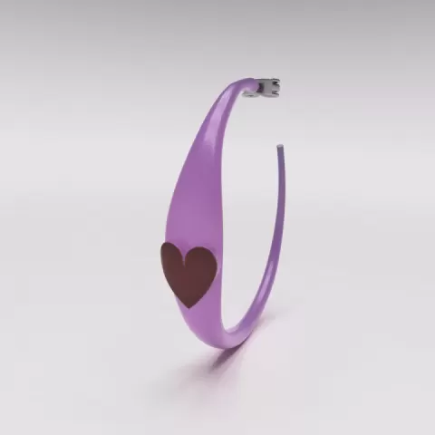 Stud Love Earring by oTTeuM sTudio