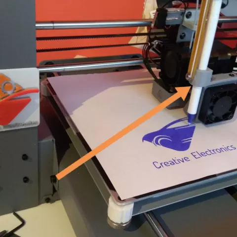 Make from your 3D Printer a '2D' Printer/Plotter Pen holder by Creative Electronics