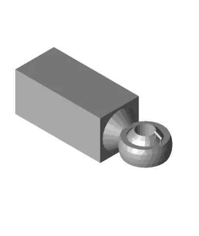 BallSocketWithExtrusionMount.stl