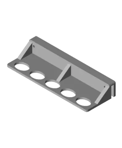 Hanging toothbrush holder