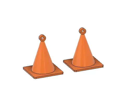Cone shape Earing.stl