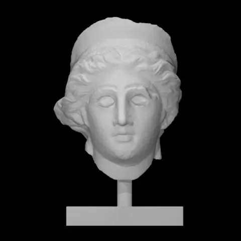 Head of a sphinx from a statue of Venus Heliopolitana by Jadyn N. Marshall