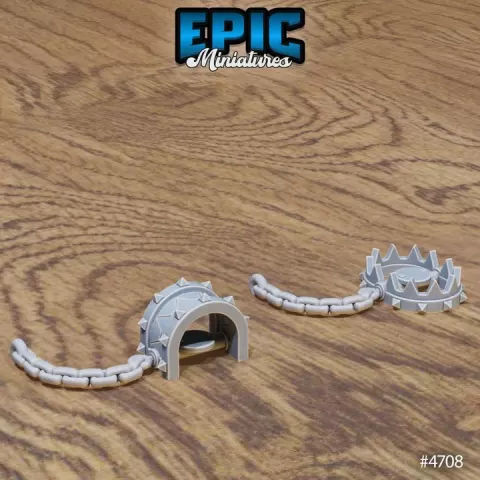 Trap V3 / Magical Forest Environment / Tree Fort Equipment / Woodland Theme / Wood Items / Jungle Item / Nature Decoration / Fable Encounter by Epic-Miniatures