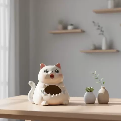 cat ashtray - afroto