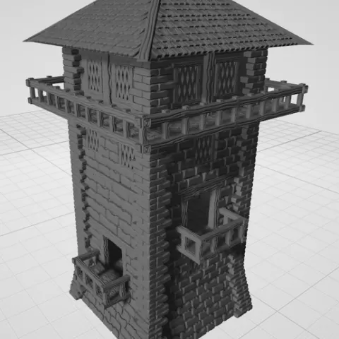 Modular Fantasy Guard Tower