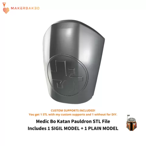 Medic Bo Katan style Shoulder Armor