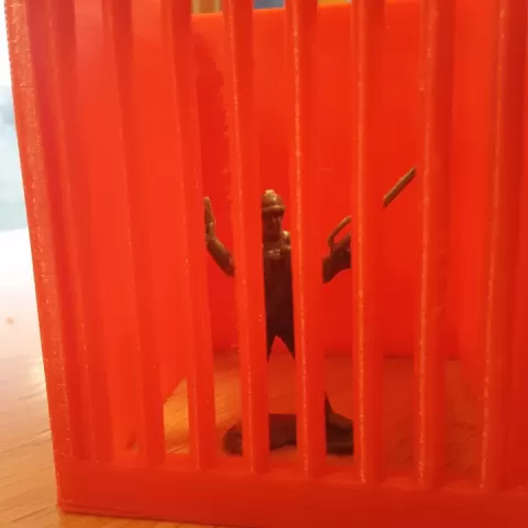 Army Men Jail Cell by Nick S