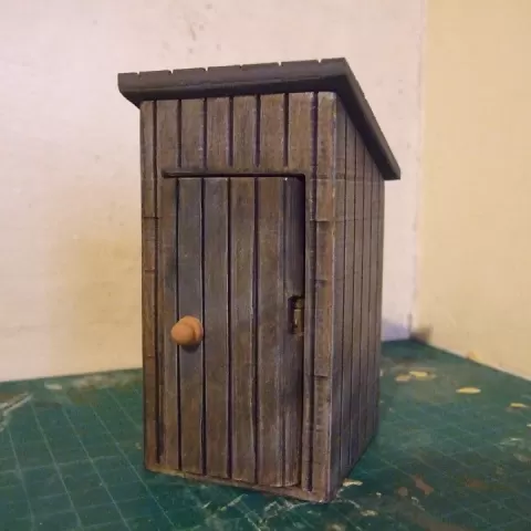 Playmobil Compatible Outhouse/outdoor toilet by William Rooney