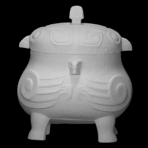 You wine vessel in double-owl shape by Minneapolis Institute of Art