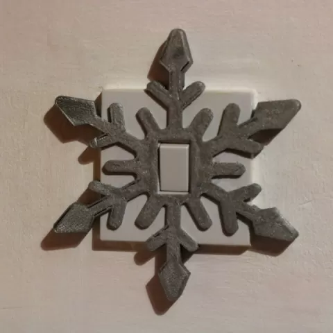 Snowflake Light switch cover by B Murphy