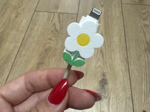 Protector de Cable Universal - flor