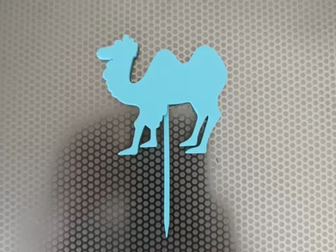 Cake Topper Chameau
