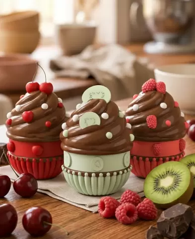 Chocolate Fruit Easter Eggs