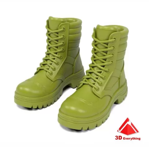 Military boots by 3D Everything
