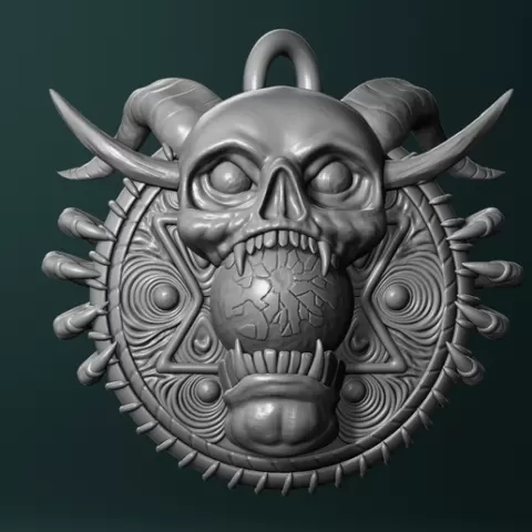 Skull pendant