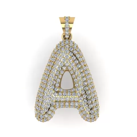 A ALPHABETS PENDANT