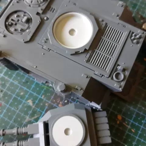 Predator Turret Mount, Magnetized
