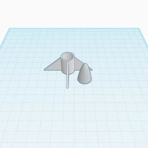 Mini Rocket and Launch Pad