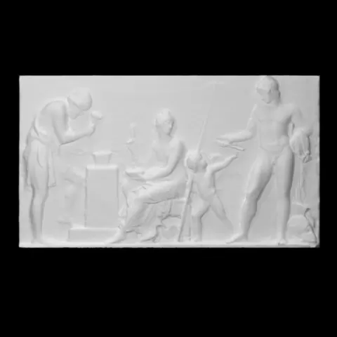 Venus, Mars and Cupid in the Smithy of Vulcan by Scan The World