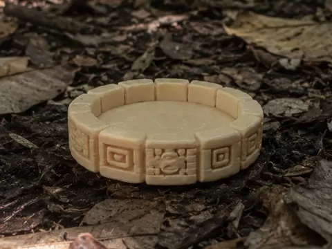 Aztec reptile bowl