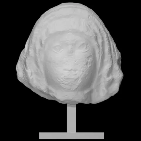 Head of a woman from the tombstone by Scan The World