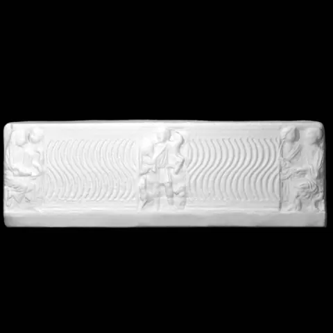 Sarcophagus with the Good Shepherd and Portraits of the deceased by Scan The World
