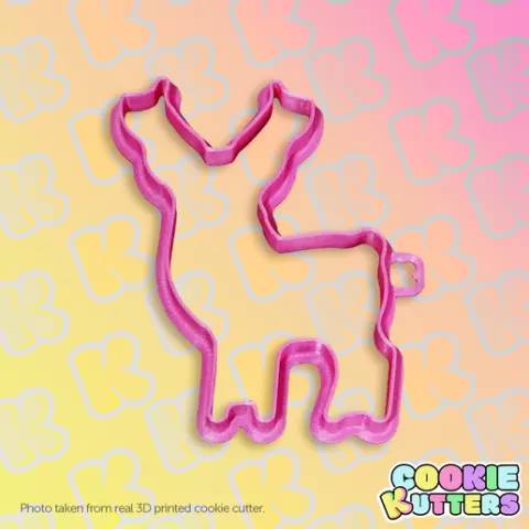 LOVELY DEER COOKIE CUTTER MOLD