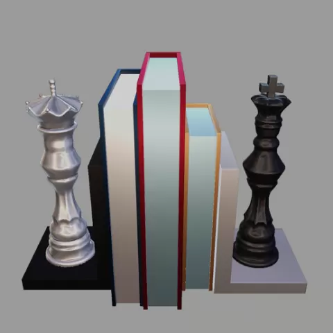 Chess Bookend