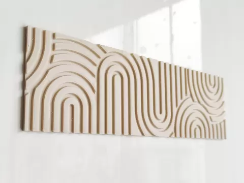 Sand Dune Wall Decor - Simple house interior decoration
