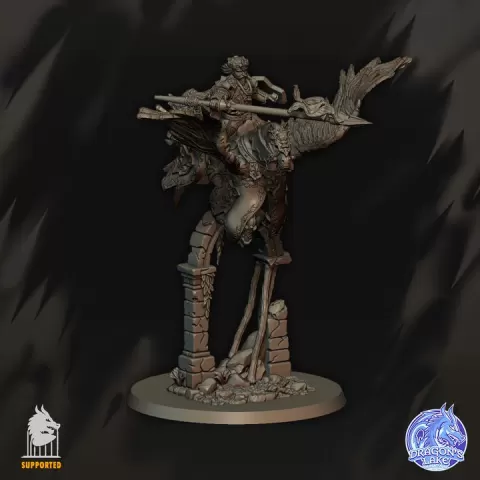 Lord of Equitaine on Pegasus by Dragon's Lake Miniaturas