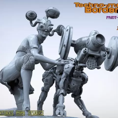 Techno-medium. Border patrol