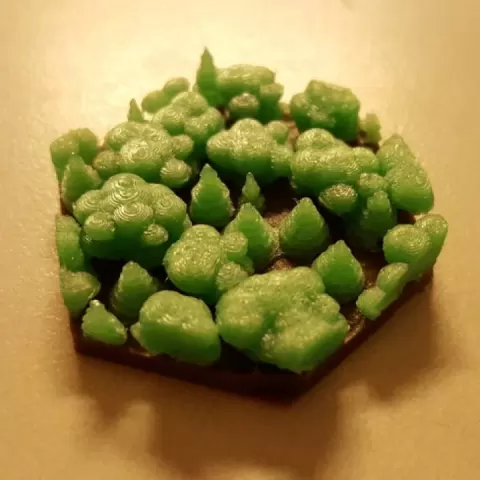 Tabletop Trees (Hex) by John Bishop