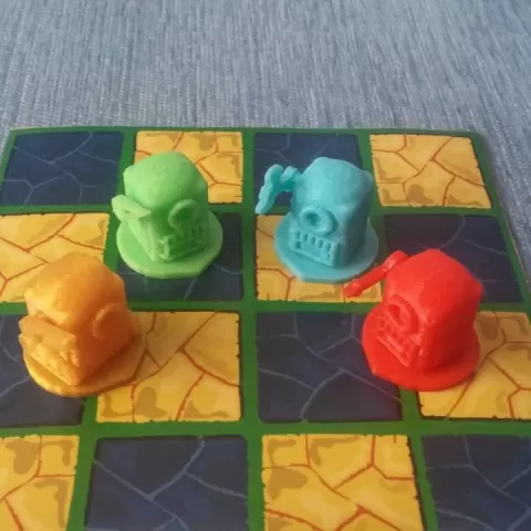 Battle Golem Lego-like Set from "Battle of Golems" boardgame by Aleksandr Kazantsev