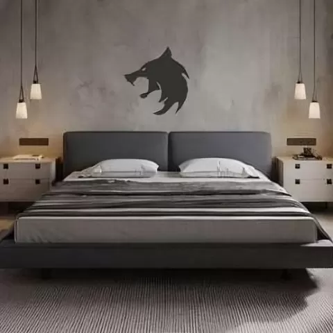 WOLF WALL ART