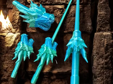 Dragon Head Retractable Sword