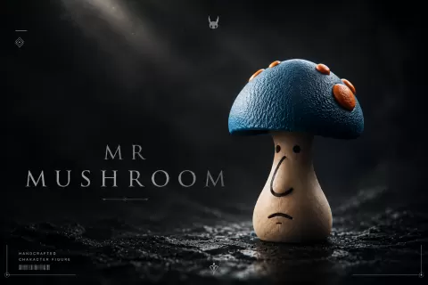 Mr Mushroom - Hollow Knight Miniature