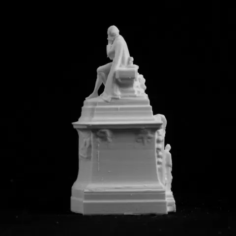 Founder of the doctrine of Evolution at Jardin des Plantes, Paris by Scan The World