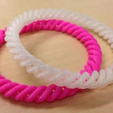 Fancy Spiraling Bracelet by luke sperling