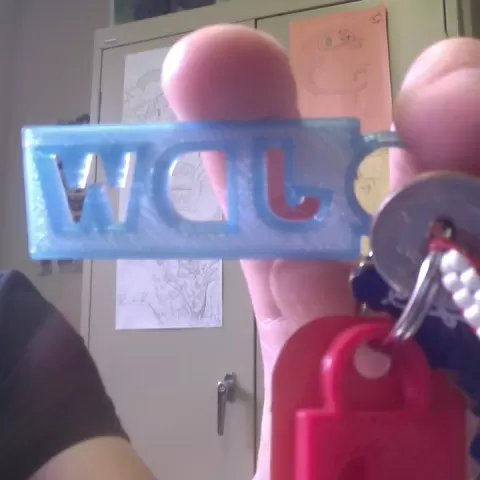 Customisable Key Chain by Jordan Weiner