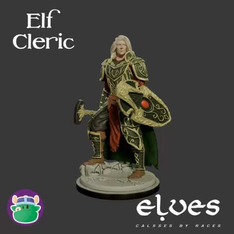 Elf Cleric by Tenda Orc Studio