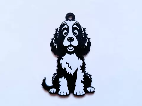 Dog keychain 3
