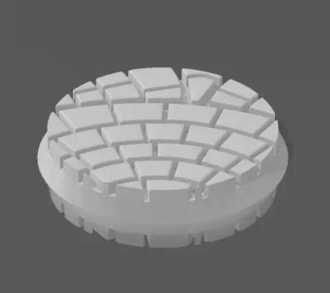 Basic Cobblestone Bases (25mm) - Four Variations