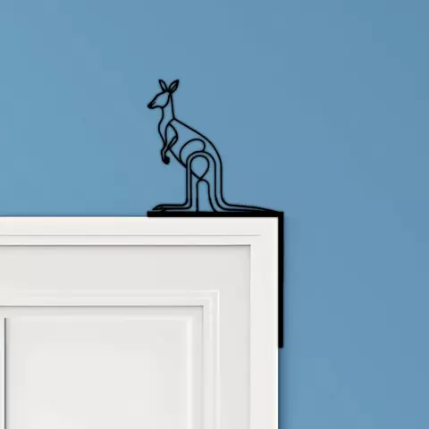 Kangaroo Door Corner Decor